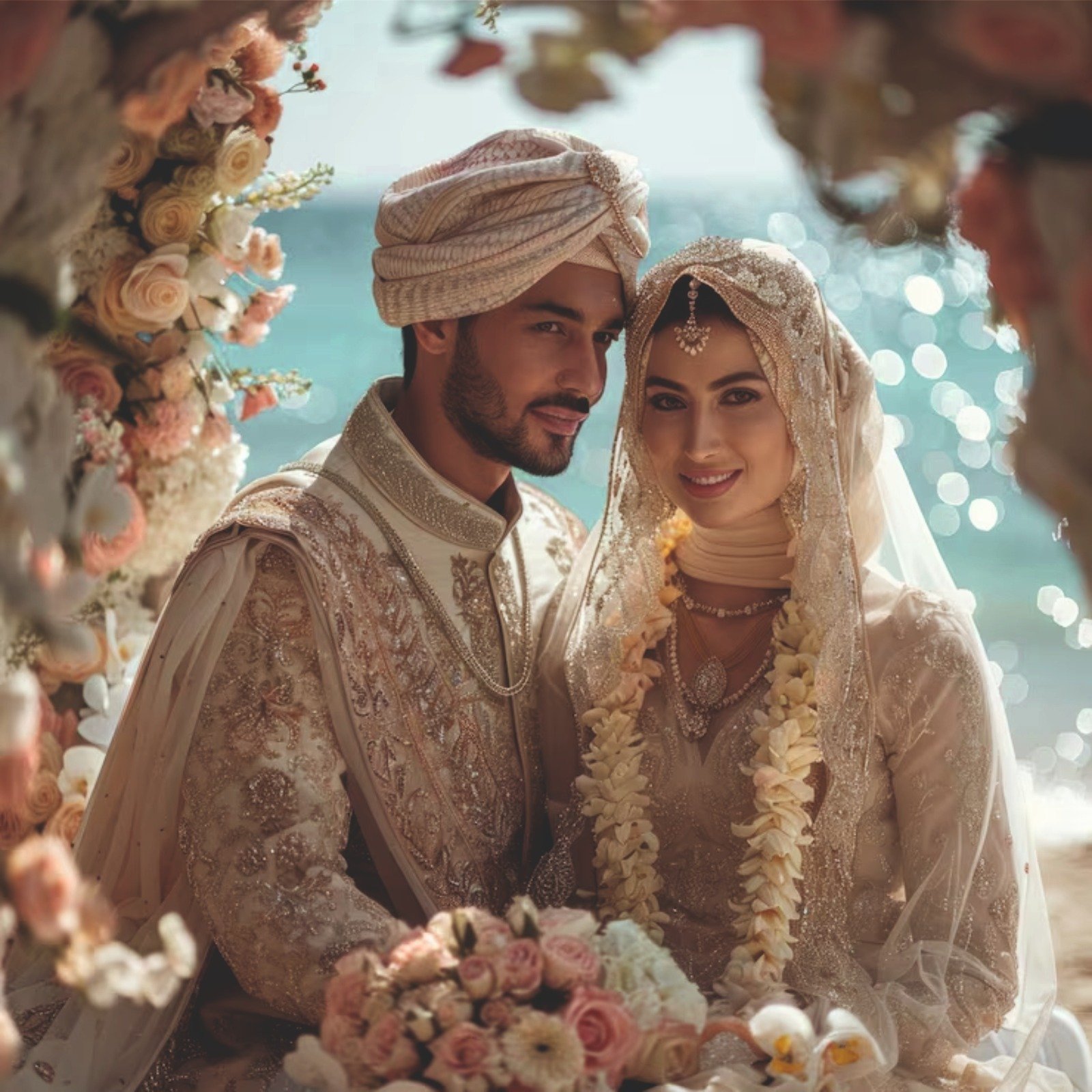 Indian Matrimony Wedding Couple 2